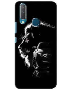 Чехол для Vivo Y15 с картинкой «BMW и лев»