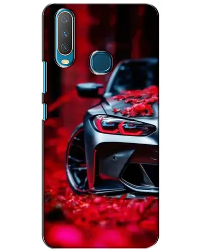 Чехол для Vivo Y15 с картинкой «Спортивная BMW и цветы» Чехол для Vivo Y15 с картинкой «Спортивная BMW и цветы»