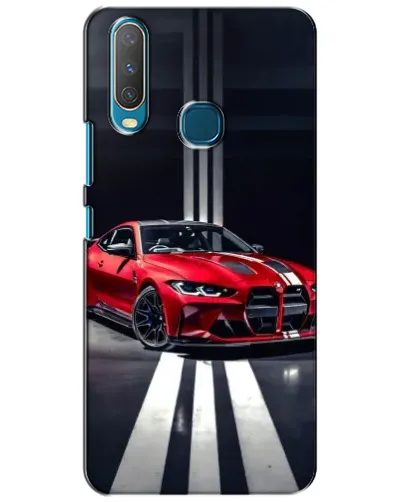Чехол для Vivo Y15 с картинкой «Красная BMW на дороге» Чехол для Vivo Y15 с картинкой «Красная BMW на дороге»