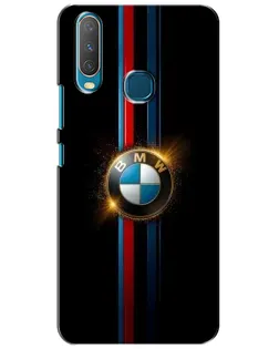 Чехол для Vivo Y15 с картинкой «BMW M-Power неон»