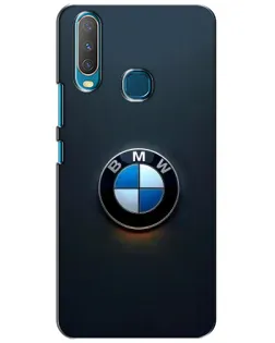 Чехол для Vivo Y15 с картинкой «Логотип BMW — минимализм»