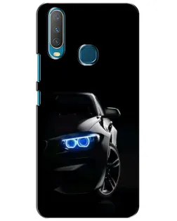 Чехол для Vivo Y15 с картинкой «BMW — ночной взгляд»