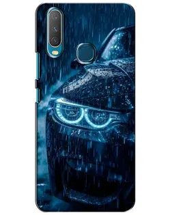 Чехол для Vivo Y15 с картинкой «BMW под дождем»