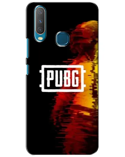 Чехол для Vivo Y15 с картинкой «Яркий логотип PUBG»