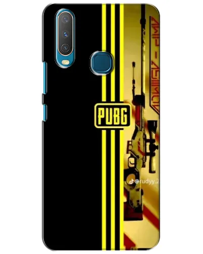 Чехол для Vivo Y15 с картинкой «PUBG — камуфляжный шлем»