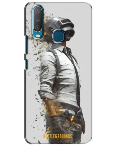 Чехол для Vivo Y15 с картинкой «PUBG — боец в пыли»