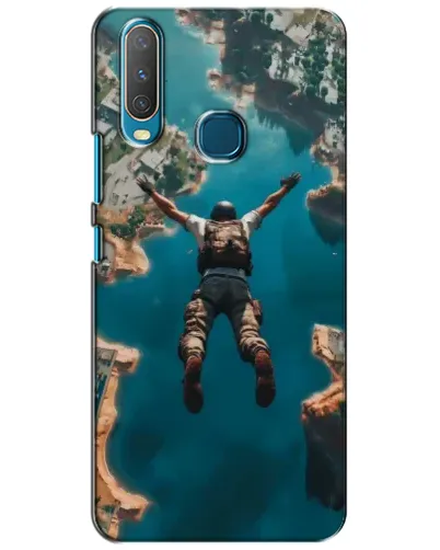 Чехол для Vivo Y15 с картинкой «PUBG — свободное падение»