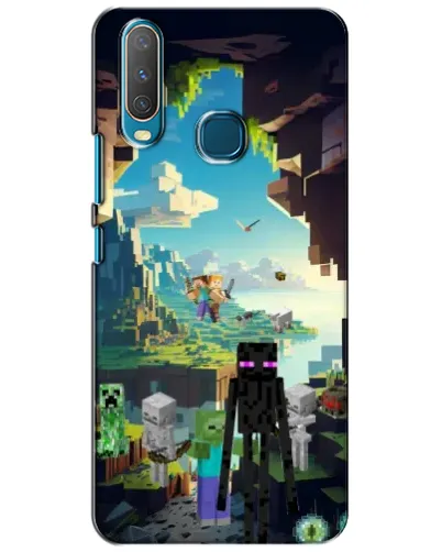 Чехол для Vivo Y15 с картинкой «Эндермен в лесу» Чехол для Vivo Y15 с картинкой «Эндермен в лесу»