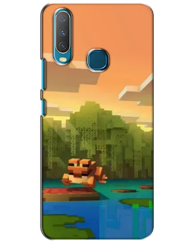 Чехол для Vivo Y15 с картинкой «Майнкрафт закат солнца» Чехол для Vivo Y15 с картинкой «Майнкрафт закат солнца»