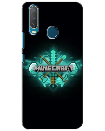 Чехол для Vivo Y15 с картинкой «Minecraft Diamond лого» Чехол для Vivo Y15 с картинкой «Minecraft Diamond лого»