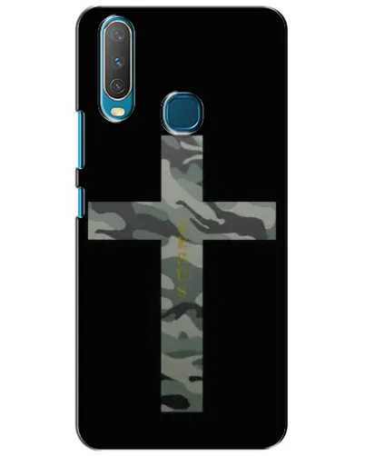 Чехол для Vivo Y15 с картинкой «Милитари Крест»
