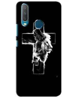 Чохол для Vivo Y15 з картинкою «Сяючий хрест Jesus»
