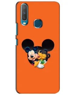 Чехол для Vivo Y15 с картинкой «Сердце Микки Минни»