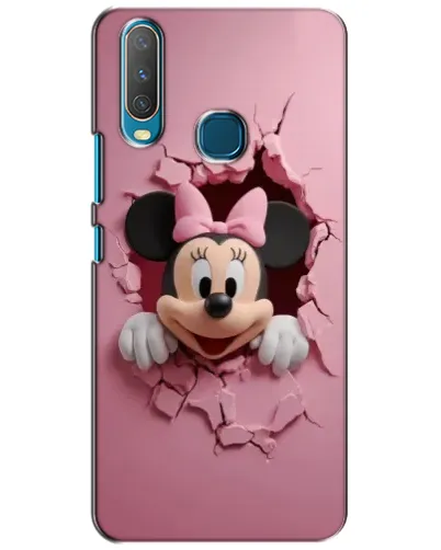 Чехол для Vivo Y15 с картинкой «Минни сквозь стену»