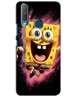 Чехол для Vivo Y15 с картинкой «Взрывной Спанч Боб»