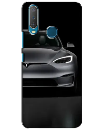 Чехол для Vivo Y15 с картинкой «Tesla Model S Look»