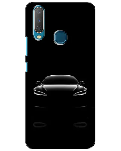Чехол для Vivo Y15 с картинкой «Силуэт Tesla Night»
