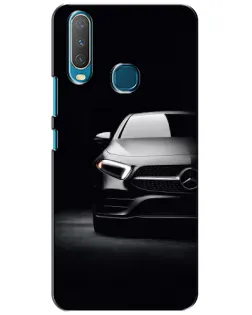 Чехол для Vivo Y15 с картинкой «Свет фар Mercedes»