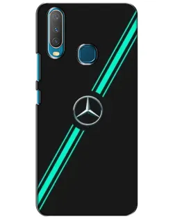 Чехол для Vivo Y15 с картинкой «Спортивные линии Mercedes»