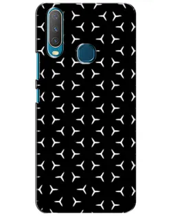 Чехол для Vivo Y15 с картинкой «Mercedes паттерн звезд»