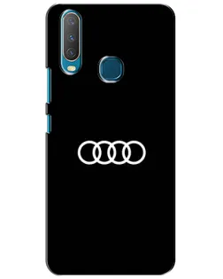 Чехол для Vivo Y15 с картинкой «Audi White Logo»