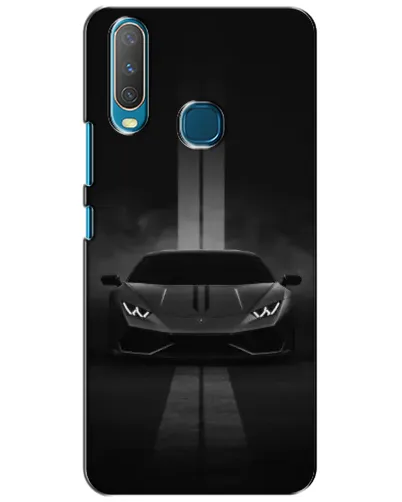Чехол для Vivo Y15 с картинкой «Lamborghini симметрия дорог»