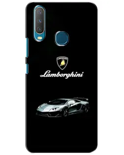 Чехол для Vivo Y15 с картинкой «Логотип Lamborghini классика»