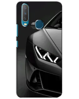 Чехол для Vivo Y15 с картинкой «Lamborghini фары детализация»