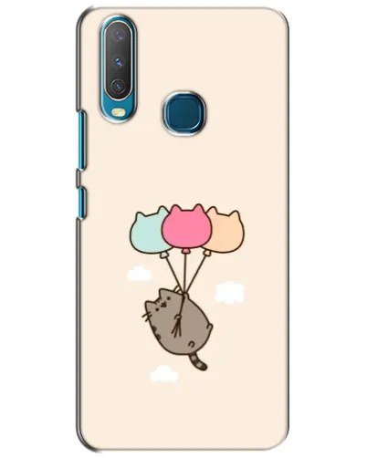 Чехол для Vivo Y15 с картинкой «Пушин на шариках»