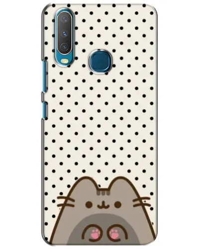 Чехол для Vivo Y15 с картинкой «Пушин в горошек»