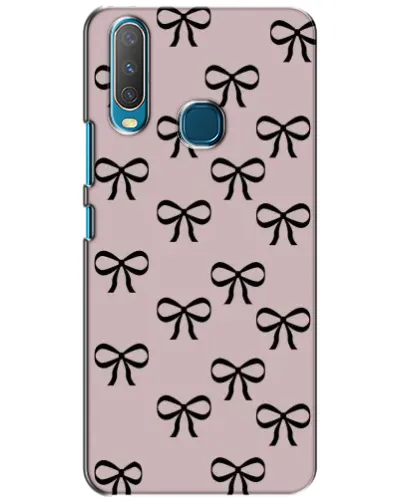 Чехол для Vivo Y15 с картинкой «Черные бантики» Чехол для Vivo Y15 с картинкой «Черные бантики»