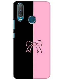 Чехол для Vivo Y15 с картинкой «Половинки банта»