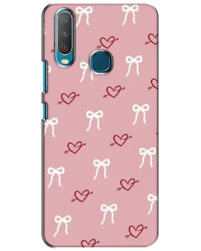 Чехол для Vivo Y15 с картинкой «Сердца и банты» Чехол для Vivo Y15 с картинкой «Сердца и банты»