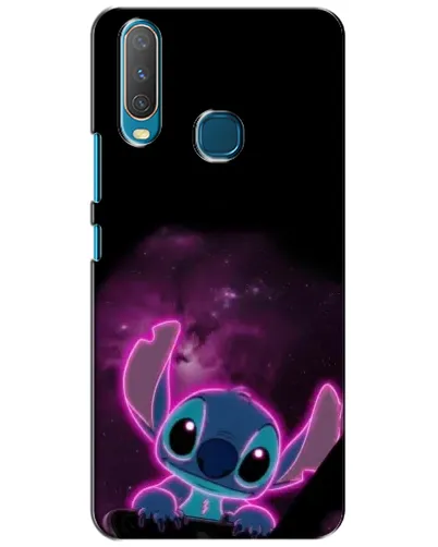 Чехол для Vivo Y15 с картинкой «Неоновый Stitch»
