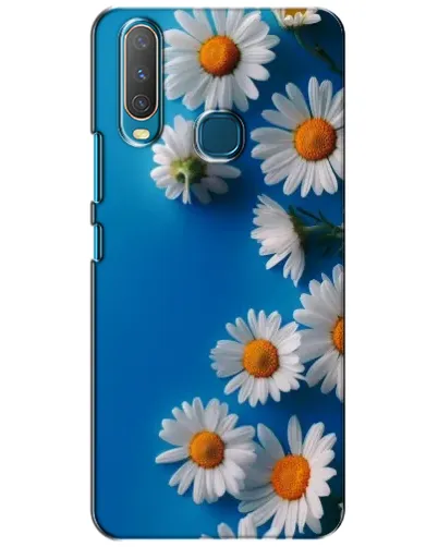 Чехол для Vivo Y15 с картинкой «Белоснежные маргаритки»