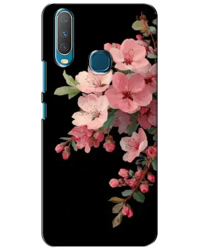 Чехол для Vivo Y15 с картинкой «Розовая ветка сакуры»