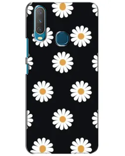 Чехол для Vivo Y15 с картинкой «Ромашки на черном» Чехол для Vivo Y15 с картинкой «Ромашки на черном»