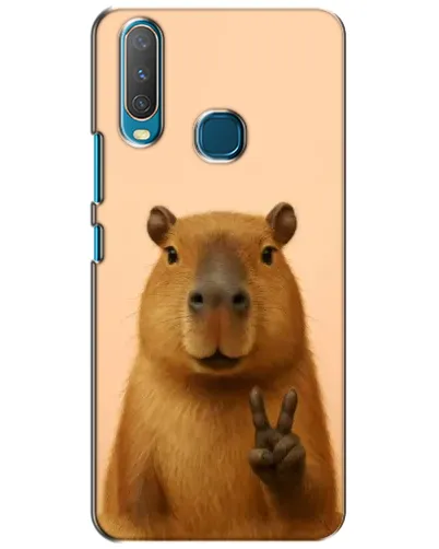 Чехол для Vivo Y15 с картинкой «Капибара виктория» Чехол для Vivo Y15 с картинкой «Капибара виктория»