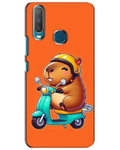 Чехол для Vivo Y15 с картинкой «Капибара на скутере» Чехол для Vivo Y15 с картинкой «Капибара на скутере»