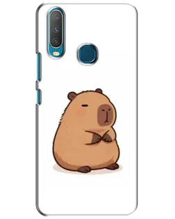 Чехол для Vivo Y15 с картинкой «Толстенькая капибара»