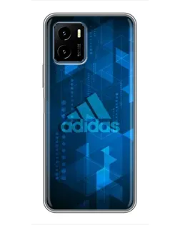 Чехол для Vivo Y15s с картинкой «Adidas Sport Art»