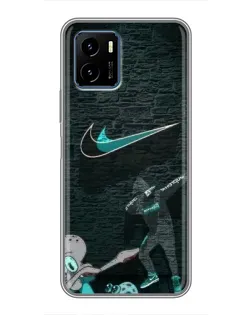Чехол для Vivo Y15s с картинкой «Спортивный арт Nike» Чехол для Vivo Y15s с картинкой «Спортивный арт Nike»