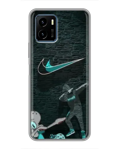 Чехол для Vivo Y15s с картинкой «Спортивный арт Nike»