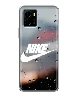 Чохол для Vivo Y15s з картинкою «Nike у стилі ретро»