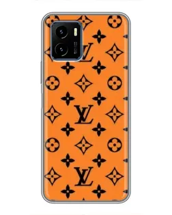 Чехол для Vivo Y15s с картинкой «Оранжевый стиль LV»
