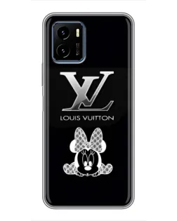 Чехол для Vivo Y15s с картинкой «LV и Минни Маус»
