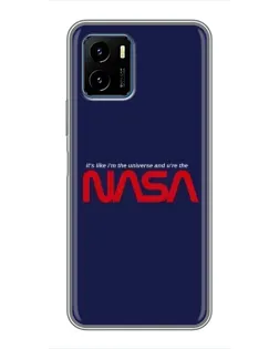 Чехол для Vivo Y15s с картинкой «NASA — глубокий космос»