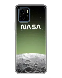 Чехол для Vivo Y15s с картинкой «NASA — лунный градиент»