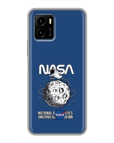 Чехол для Vivo Y15s с картинкой «NASA — лунная миссия» Чехол для Vivo Y15s с картинкой «NASA — лунная миссия»