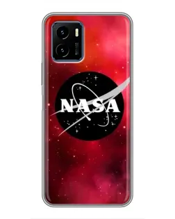 Чохол для Vivo Y15s з картинкою «NASA — червона туманність»